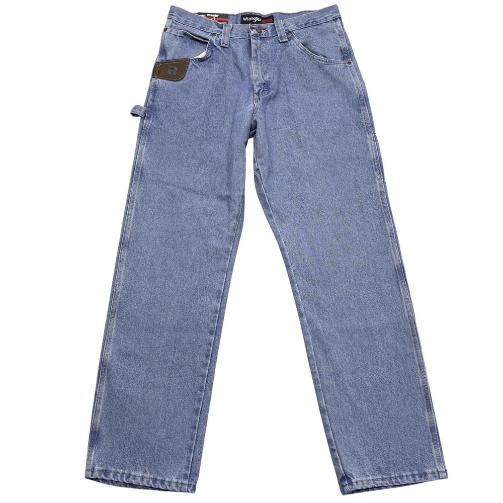 NWT Wrangler Riggs Workwear Men's Carpenter Relaxed Fit Jeans 32x32 Blue